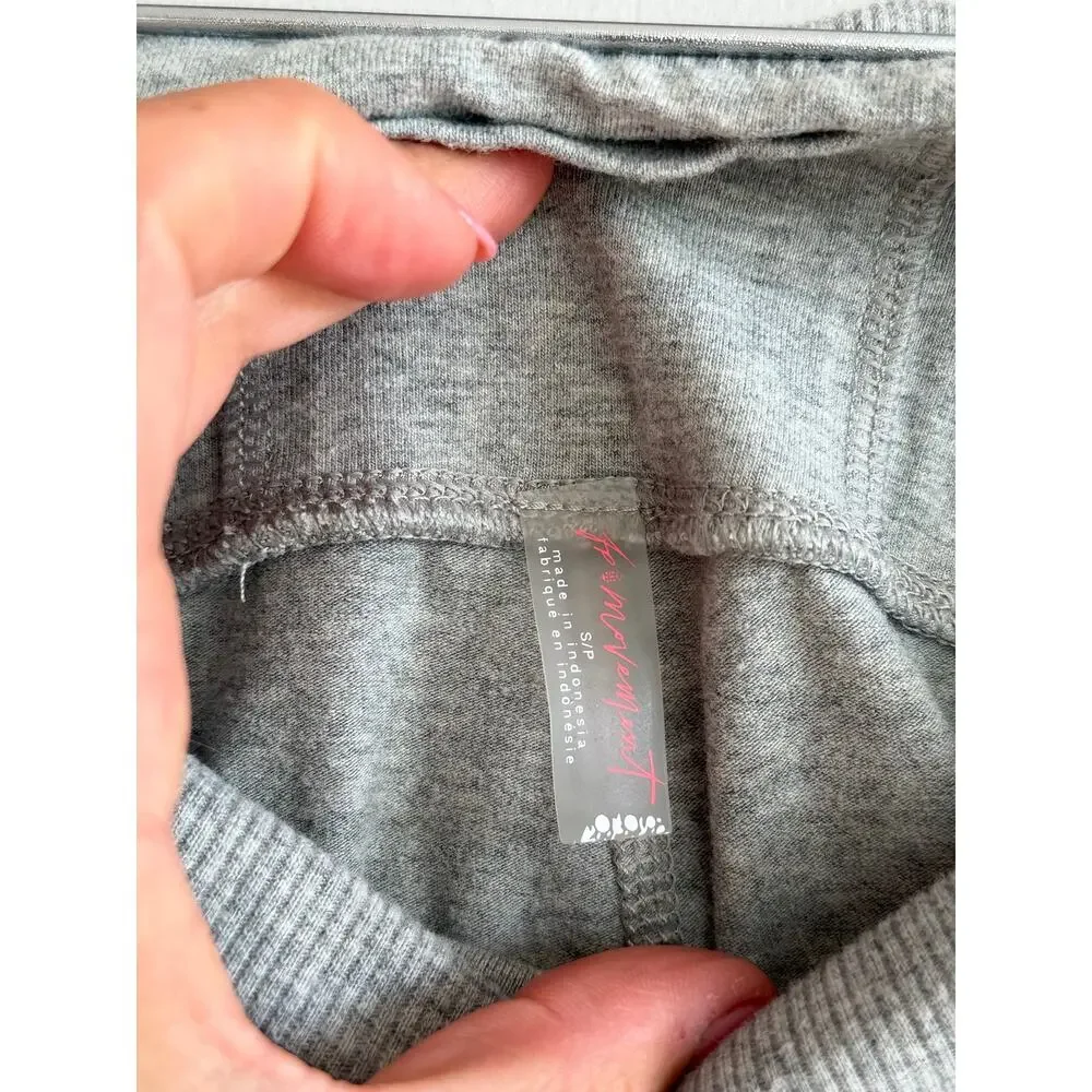 FP Movement Hot Shot Pull On High Rise Shorts Gray S